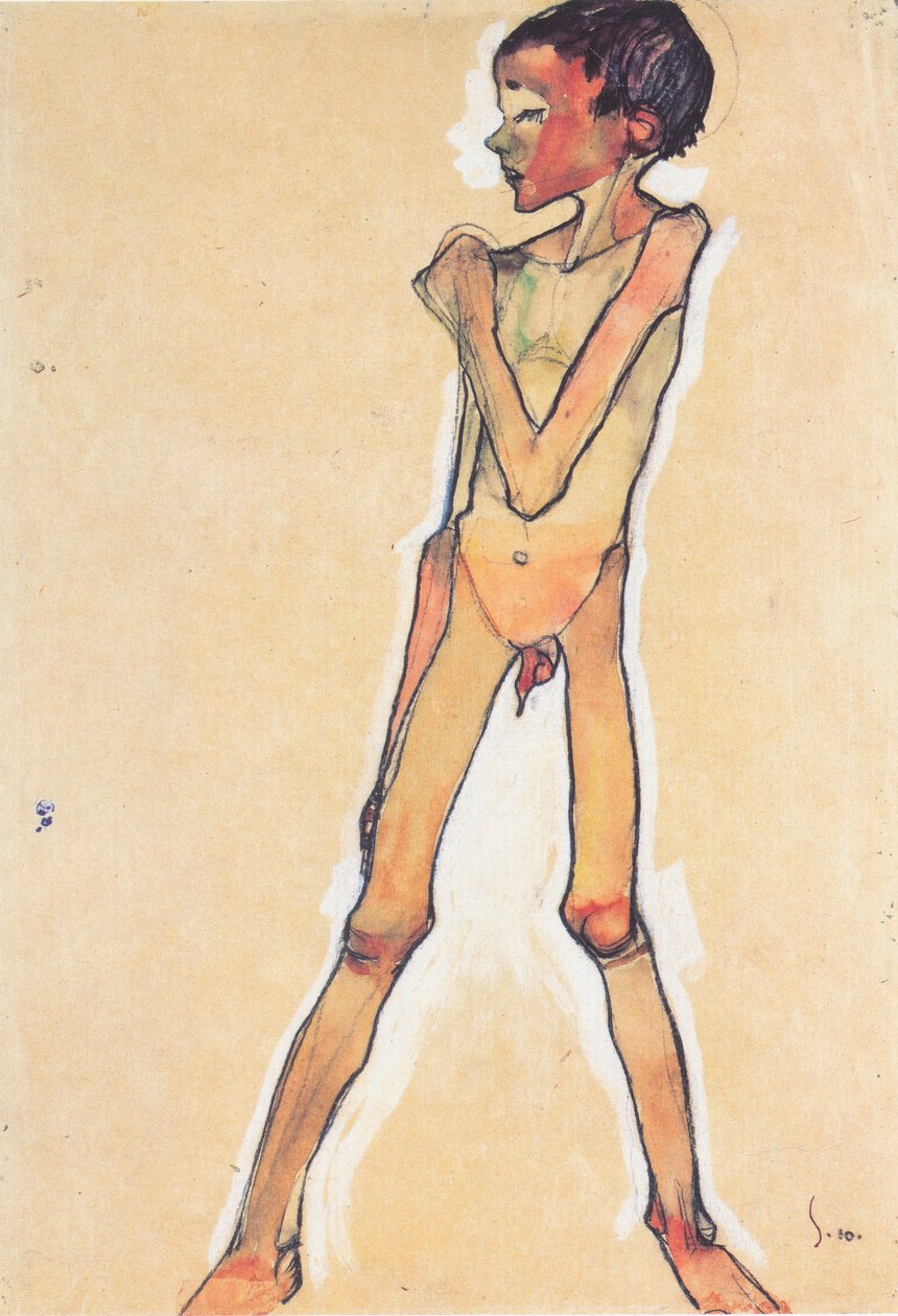 Állandó férfi cselekedet alkotó: Egon Schiele