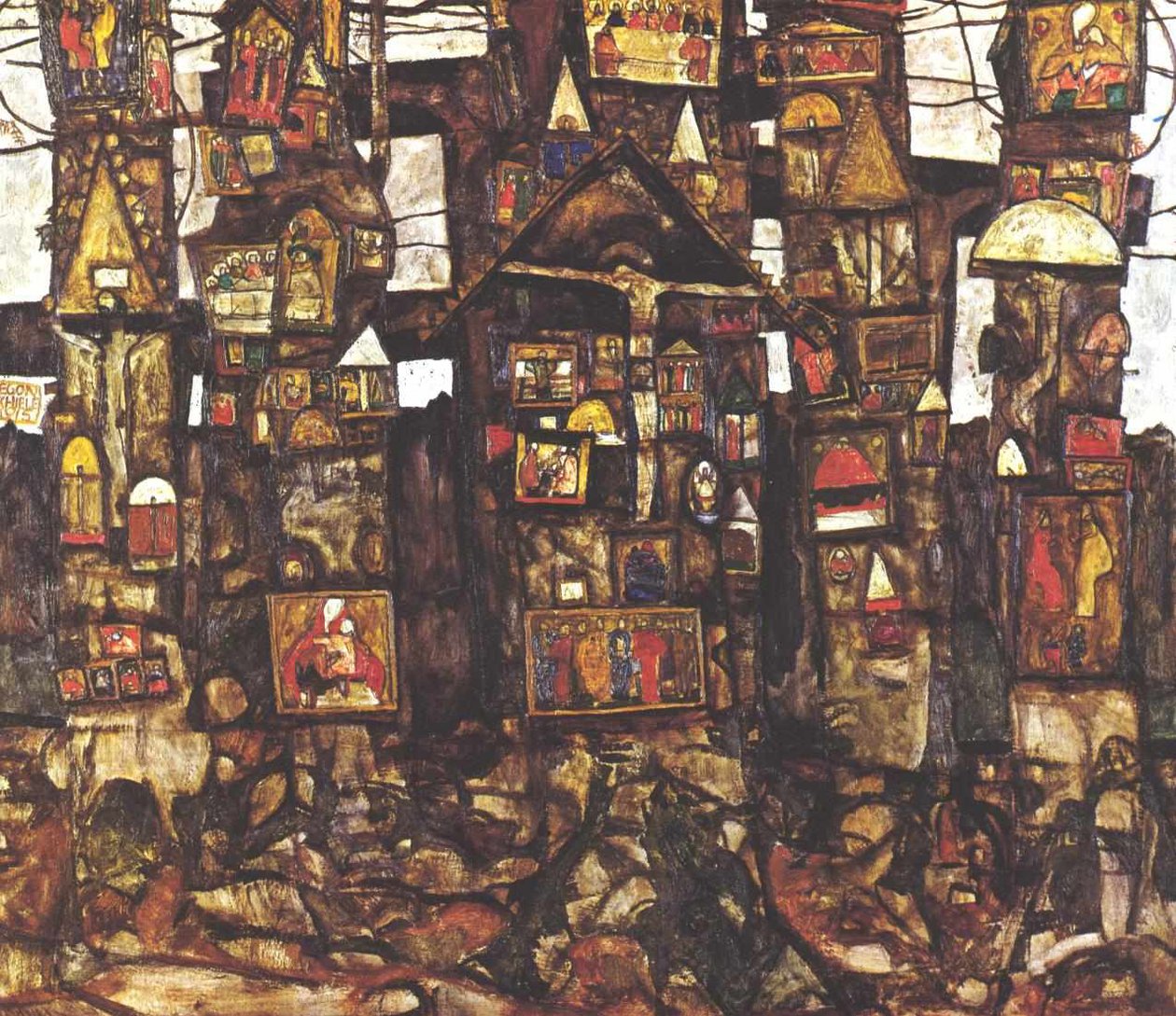 Erdei áhítat alkotó: Egon Schiele