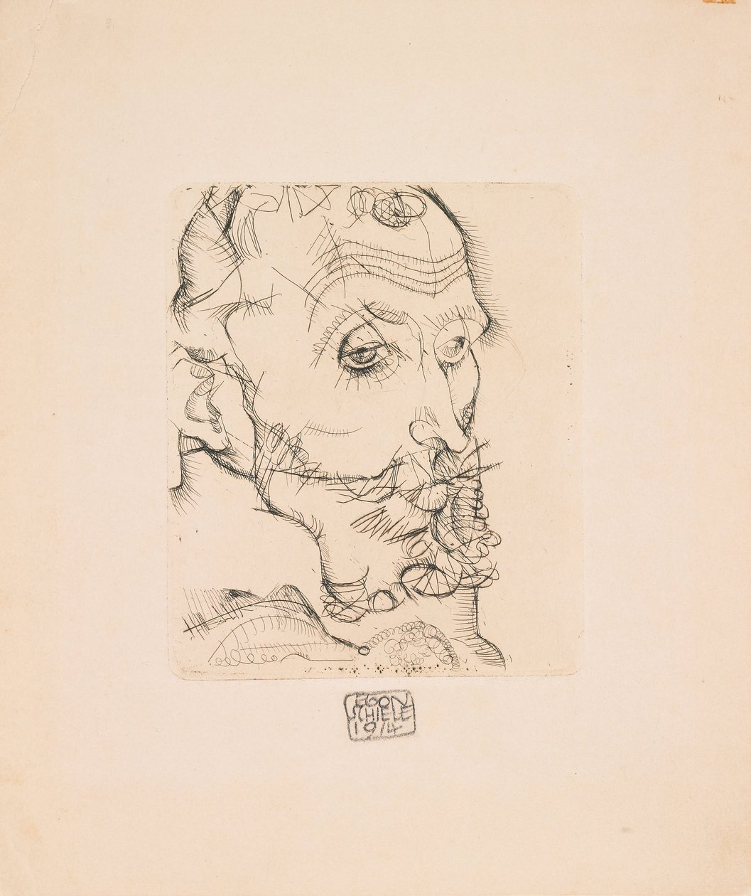 Franz Hauer portréja alkotó: Egon Schiele