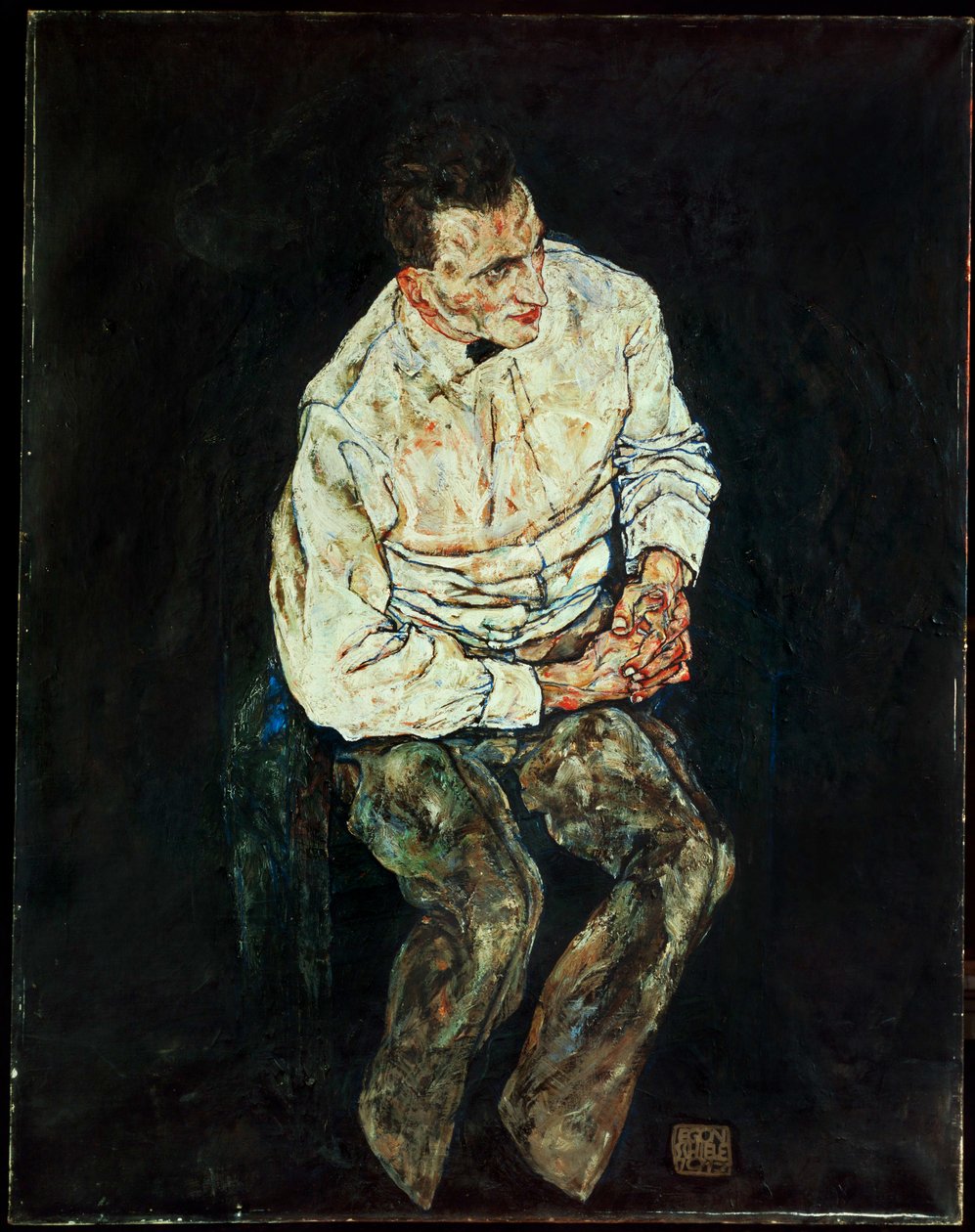 Karl Gruenwald portréja [Karl Gruenwald portréja] ... alkotó: Egon Schiele