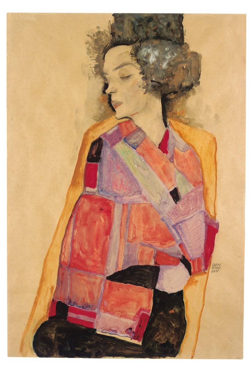 Álmodozó Nő alkotó: Egon Schiele