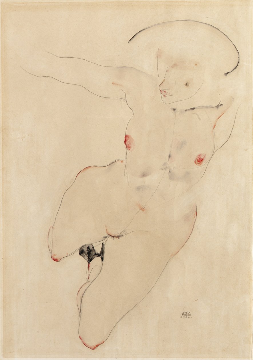 Női akt, 1912 alkotó: Egon Schiele