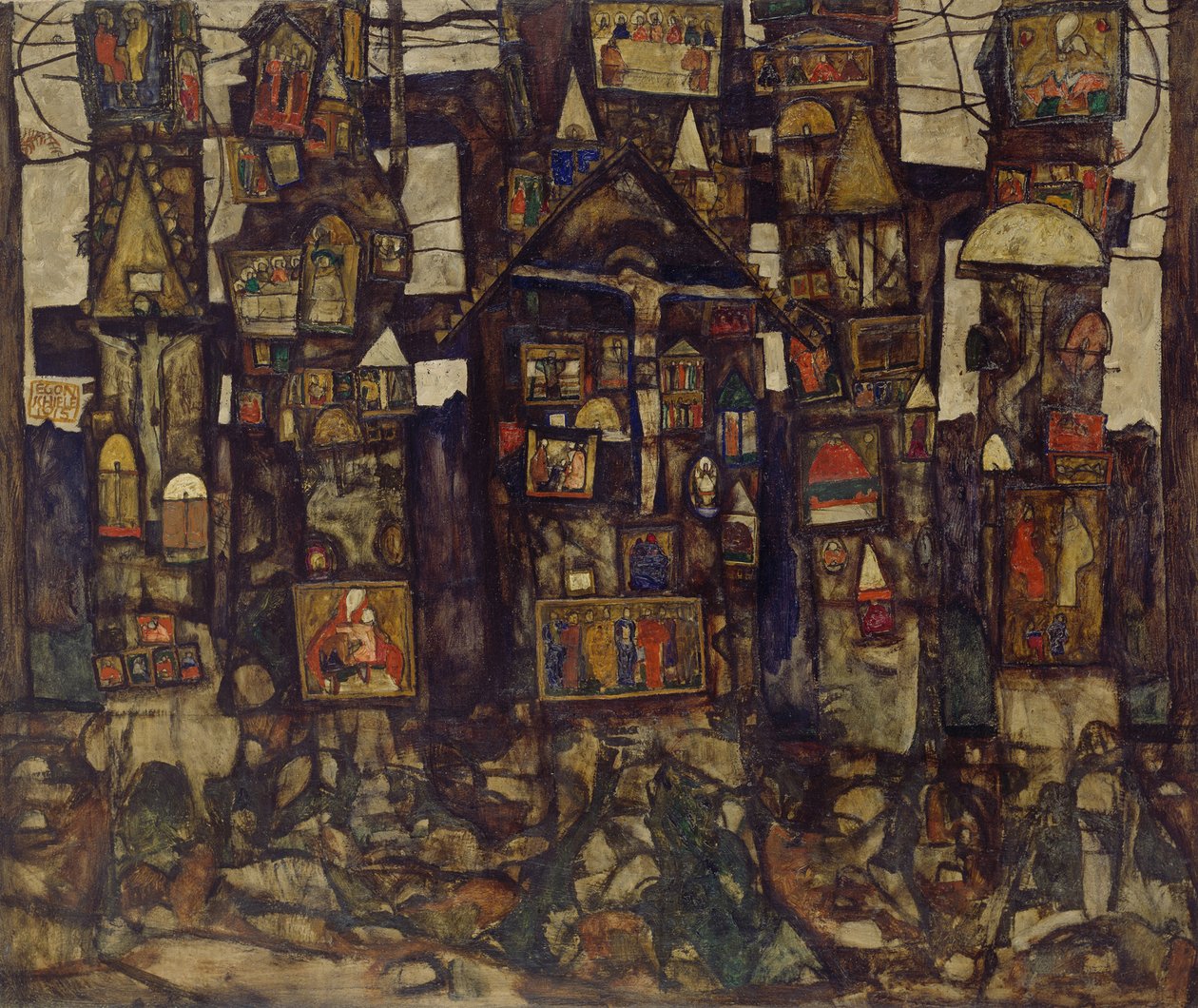 Erdei ima, 1915. alkotó: Egon Schiele