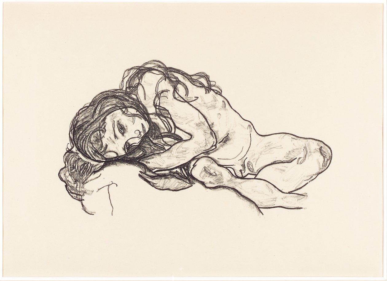 Lány alkotó: Egon Schiele
