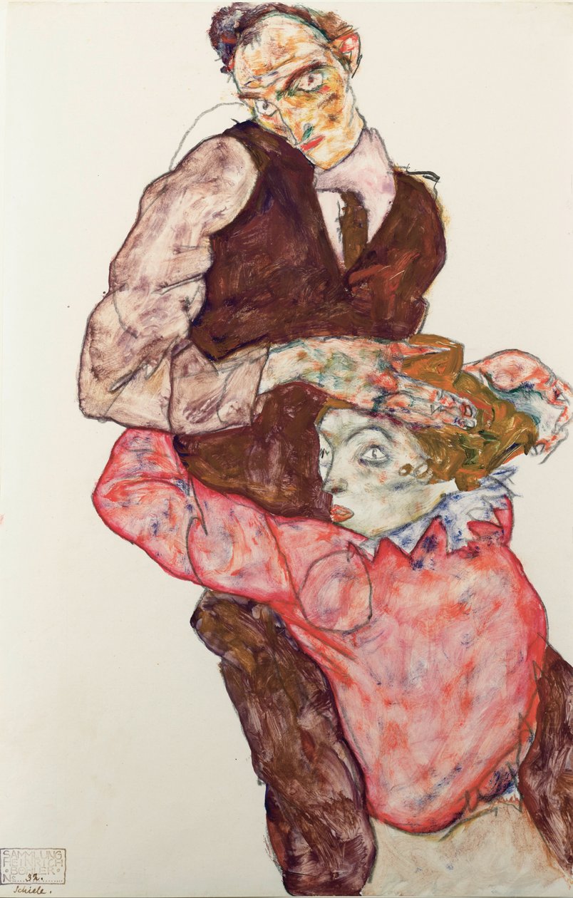 Szerelmesek, 1914-1915 alkotó: Egon Schiele