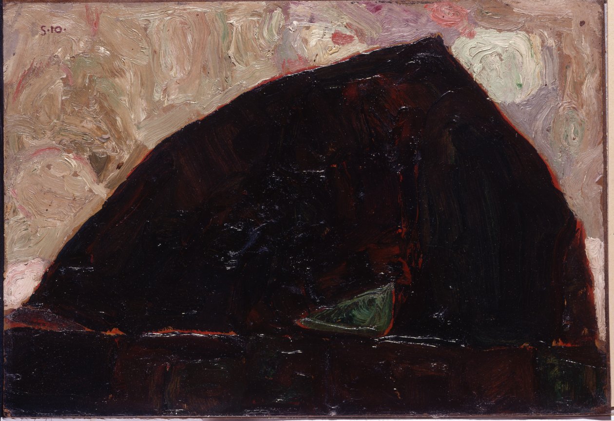 Hegy a folyón, 1910 alkotó: Egon Schiele
