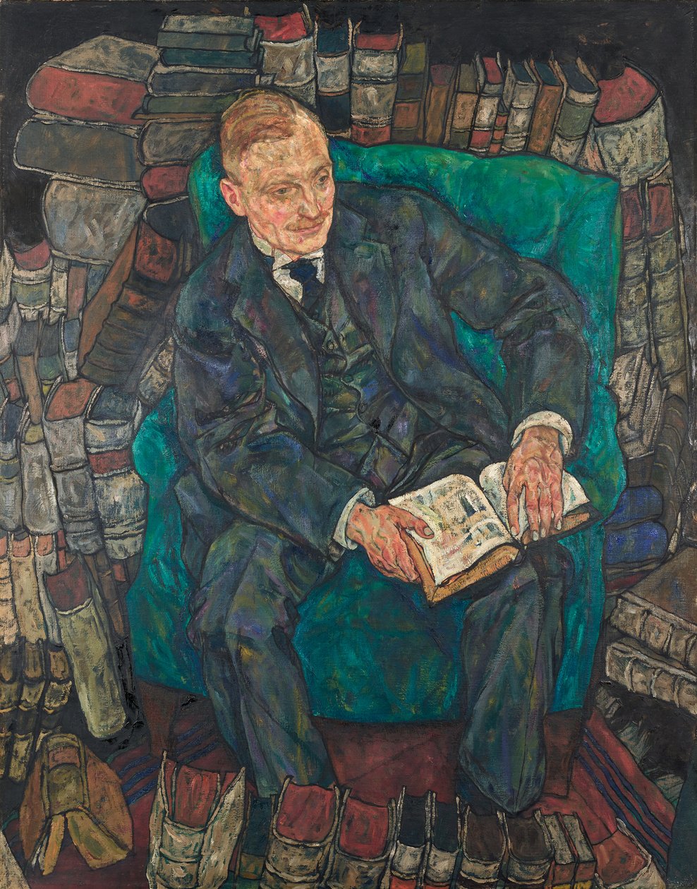 Dr. Koller Hugo portréja, 1918. alkotó: Egon Schiele