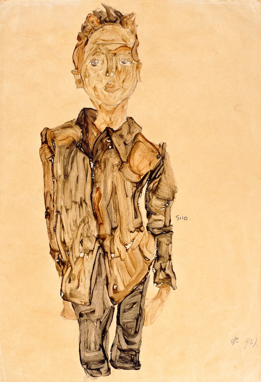 Ifjúsági portré, 1910 alkotó: Egon Schiele