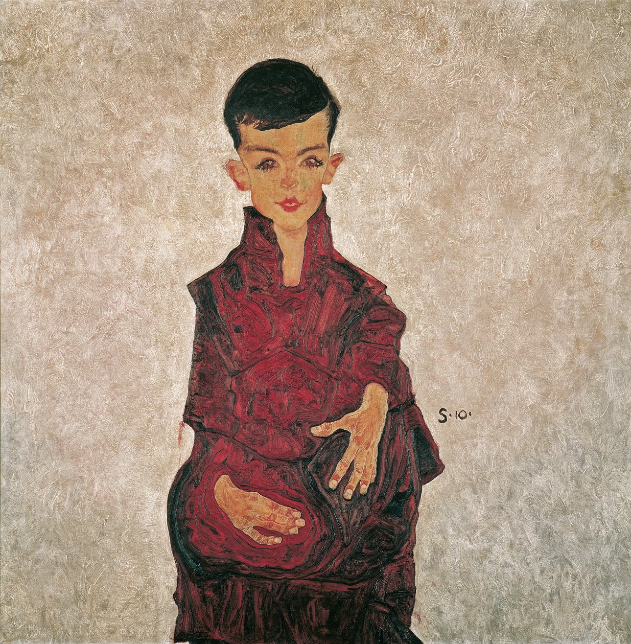 Reiner fiú (Herbert Reiner portréja) alkotó: Egon Schiele