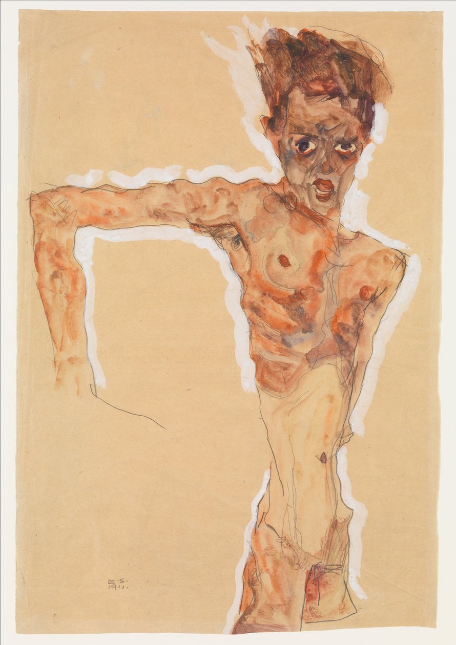 Önarckép, 1911 alkotó: Egon Schiele