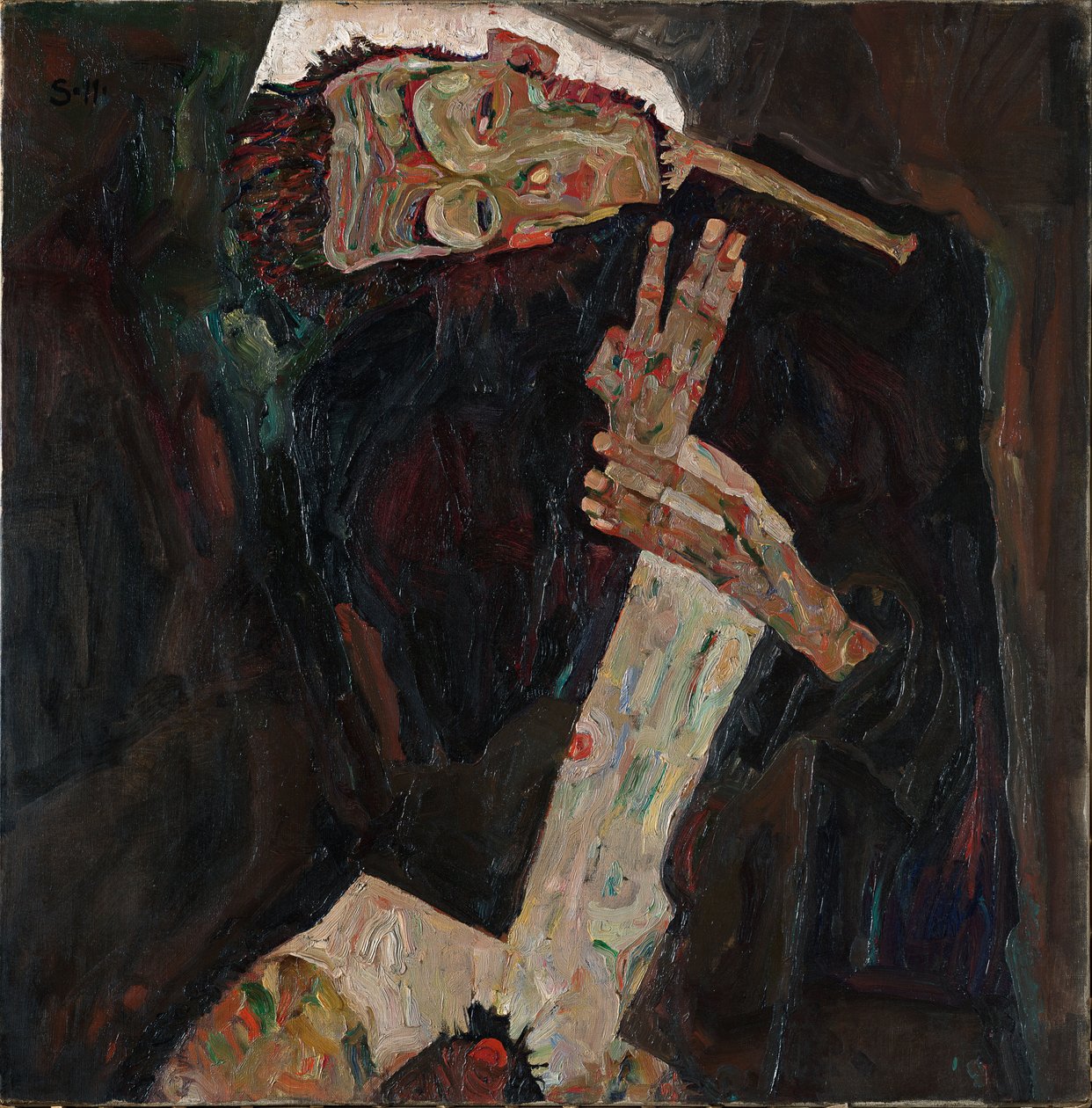 A szövegíró, 1911 alkotó: Egon Schiele