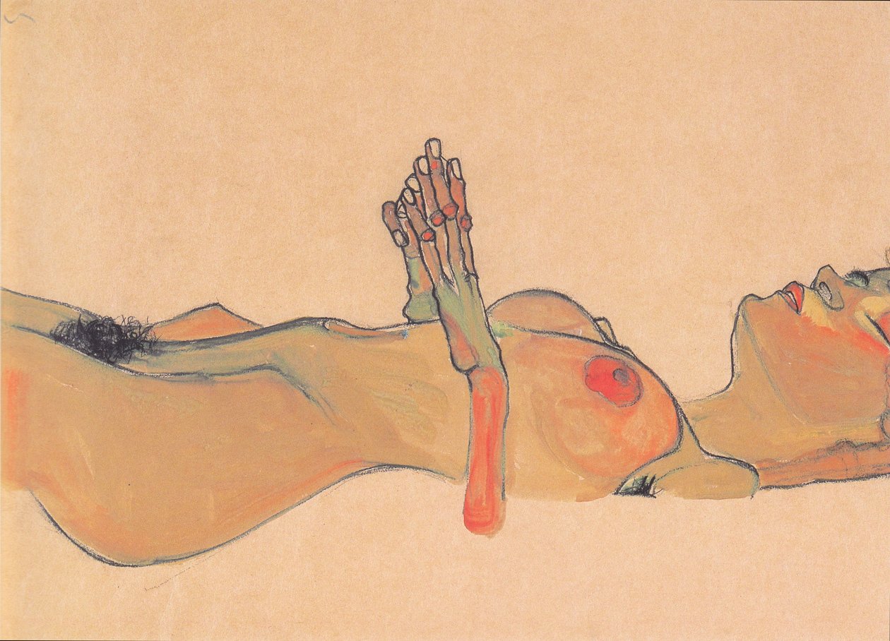 halott lány alkotó: Egon Schiele
