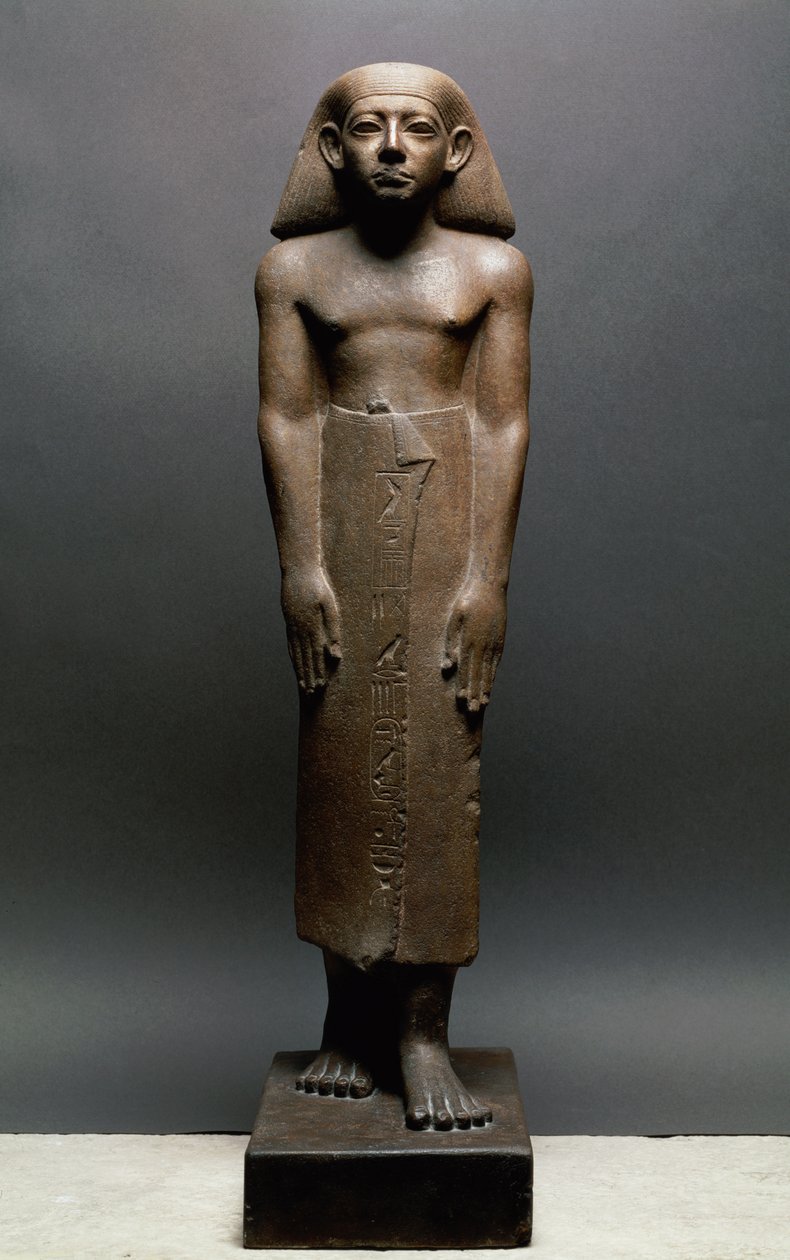 Amenemhatankh szobra, Crocodilopolis (Fayum) munkása III. Amenemhat uralkodása idején, Középbirodalom, ie 1843-1798 (kvarcit) alkotó: Egyptian 12th Dynasty