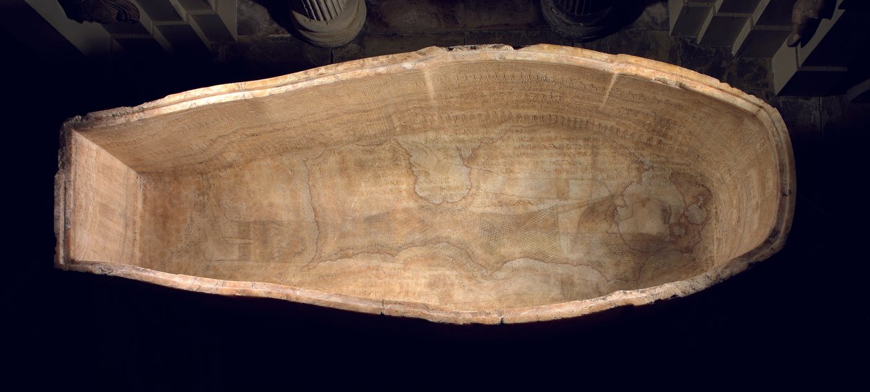 I. Seti szarkofágja, Kr.e. 1279 körül alabástrom alkotó: Egyptian 19th Dynasty
