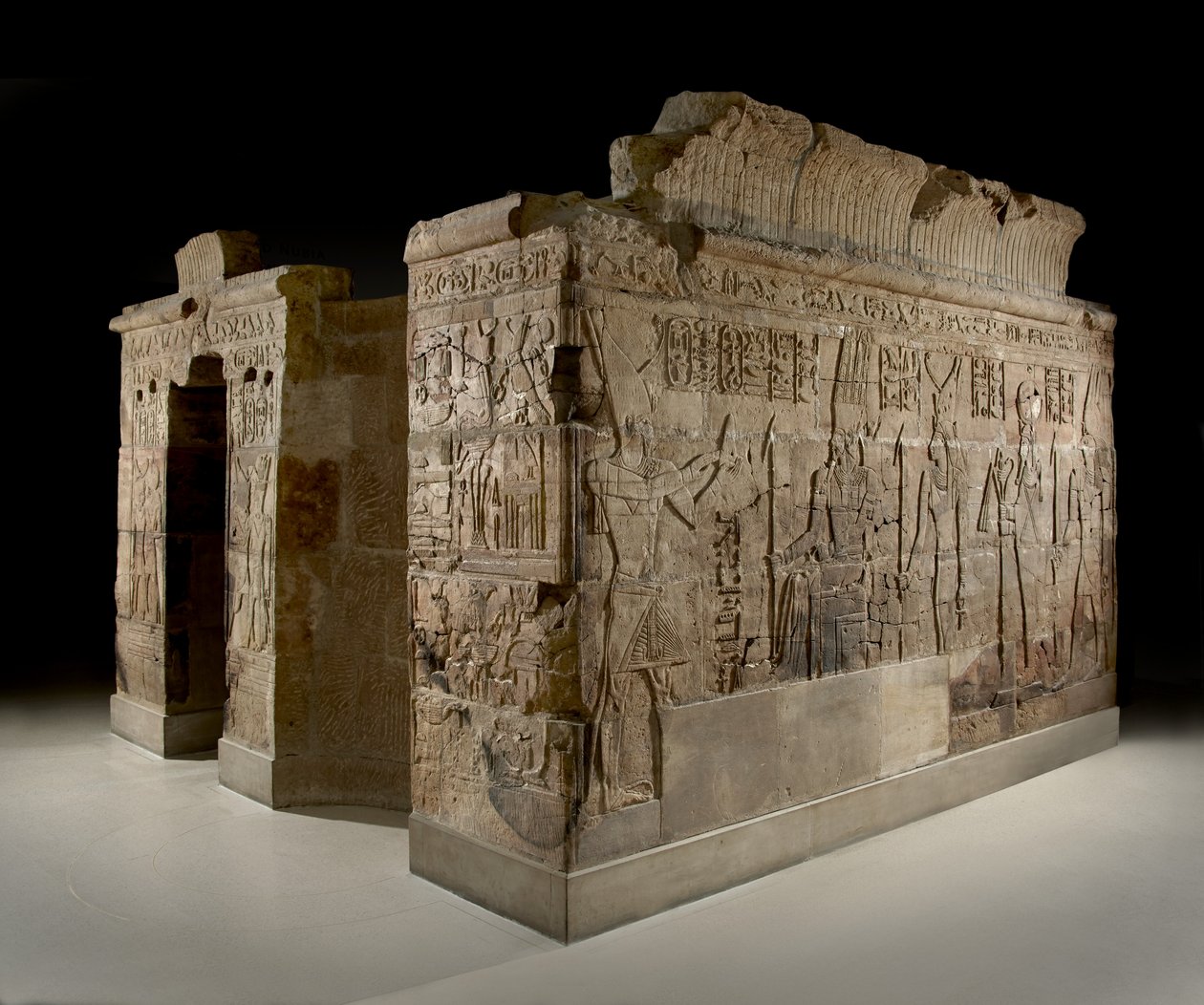 Taharqa szentély, Kr.e. 690-664 homokkő alkotó: Egyptian 25th Dynasty