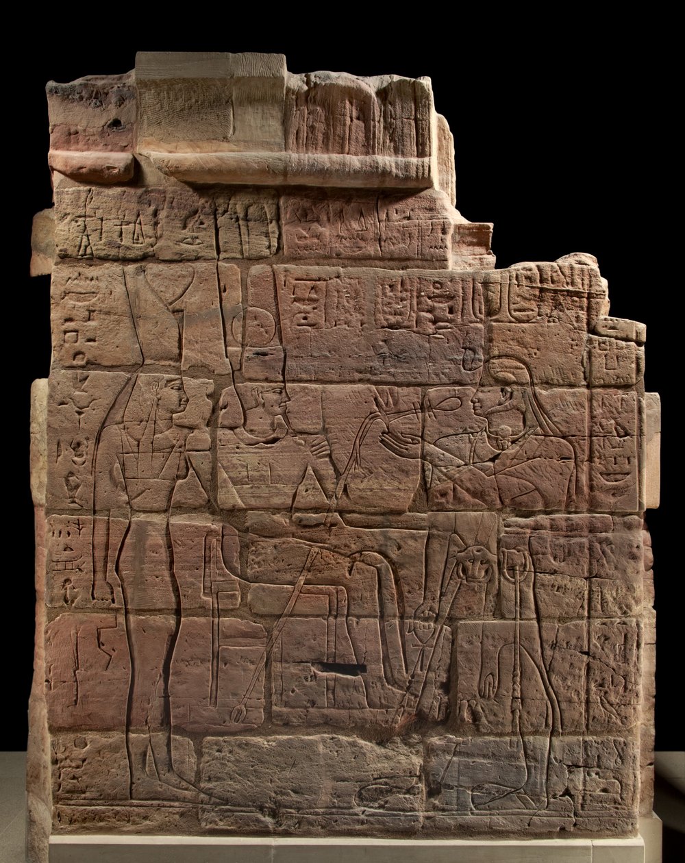 Aspelta fala, Kr.e. 680 körül homokkő alkotó: Egyptian 25th Dynasty