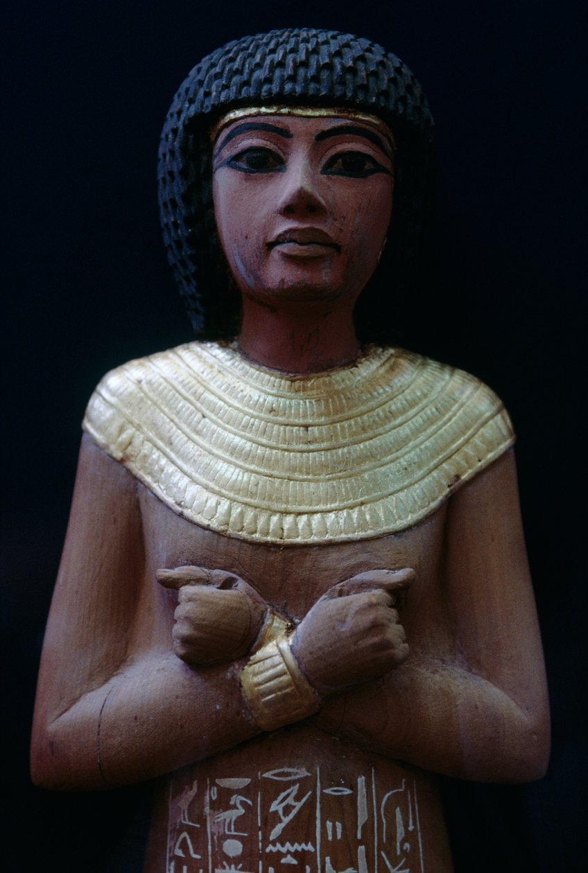 Temetkezési szobor (Ushabti) alkotó: Egyptian 18th Dynasty