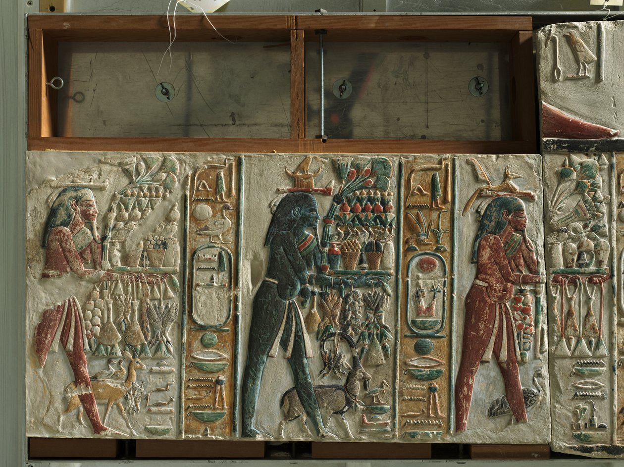 Nome istenek áldozatot hozó, Kr.e. 1391-1353 körül alkotó: Egyptian 18th Dynasty