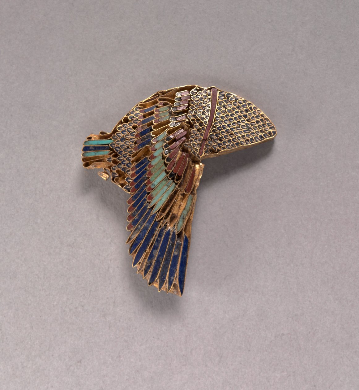 Keselyű fejdísz berakás, Kr.e. 100-1 alkotó: Egyptian Ptolemaic Period