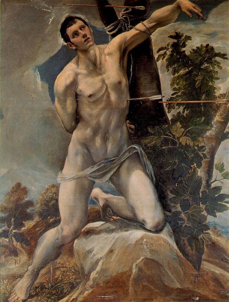 San Sebastian, 1576-79 alkotó: El Greco