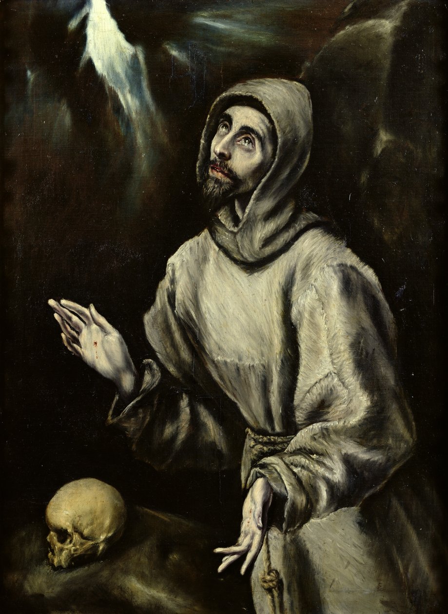 Assisi Szent Ferenc a stigmák átvétele, 1595 körül alkotó: El Greco