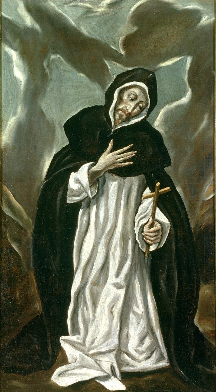 Guzman Szent Domonkos (1170-1221 körül) alkotó: El Greco