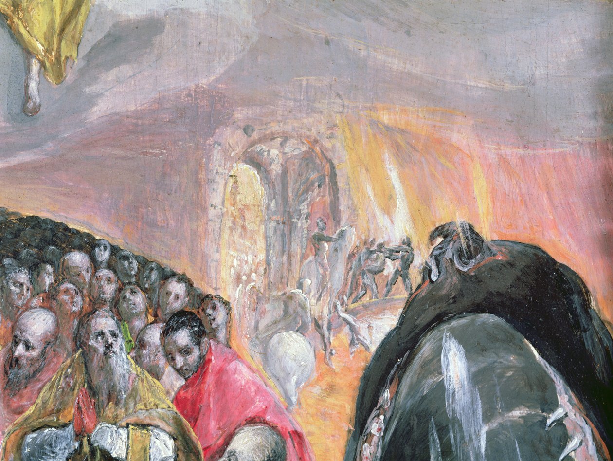 Jézus nevének imádása, 1578 körül (olaj és tempera, fa) (99408 részlet) alkotó: El Greco