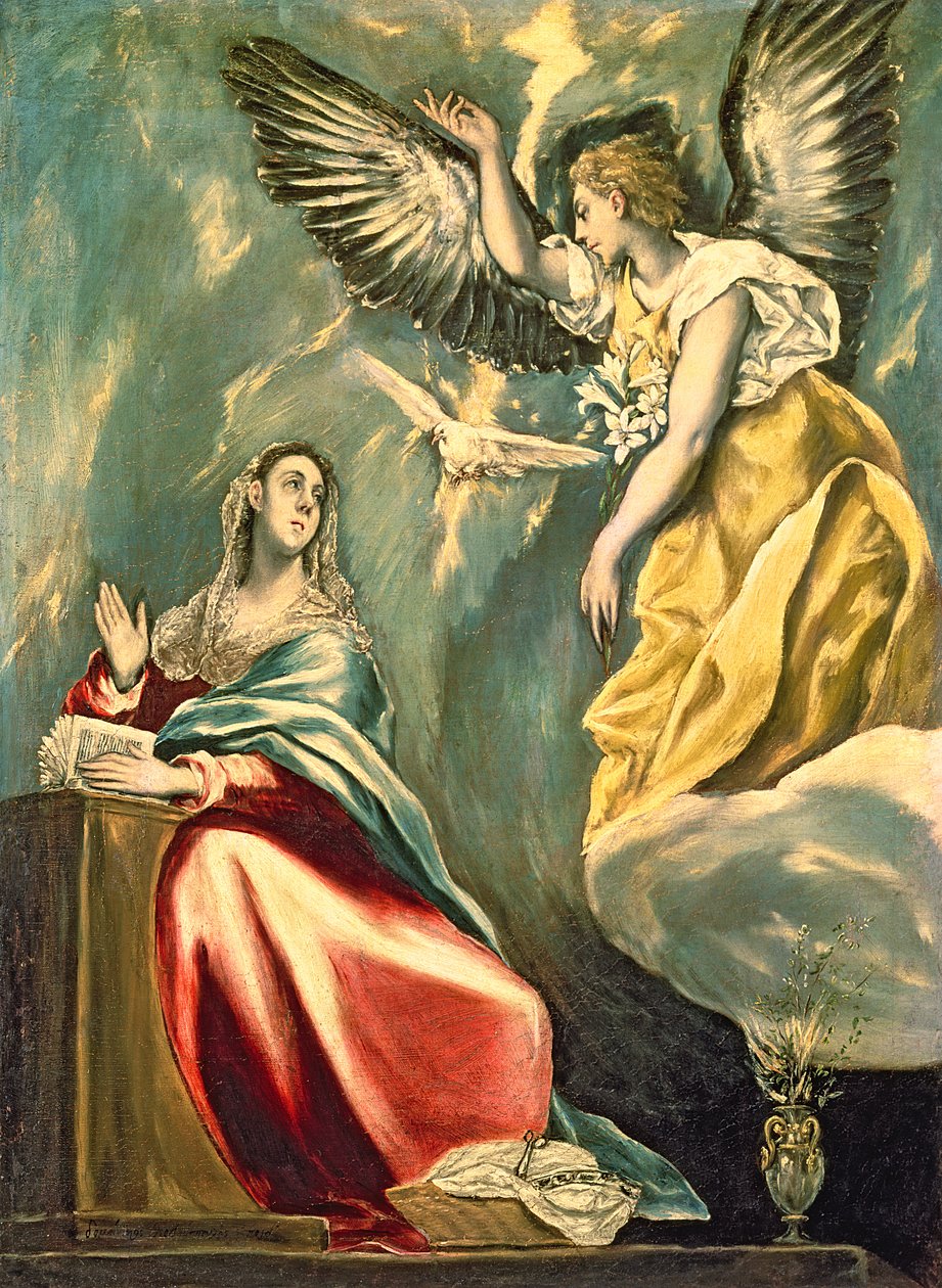 Az Angyali üdvözlet, 1595-1600 körül alkotó: El Greco