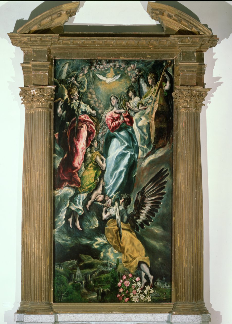 Szűz mennybemenetele, 1607-13 alkotó: El Greco
