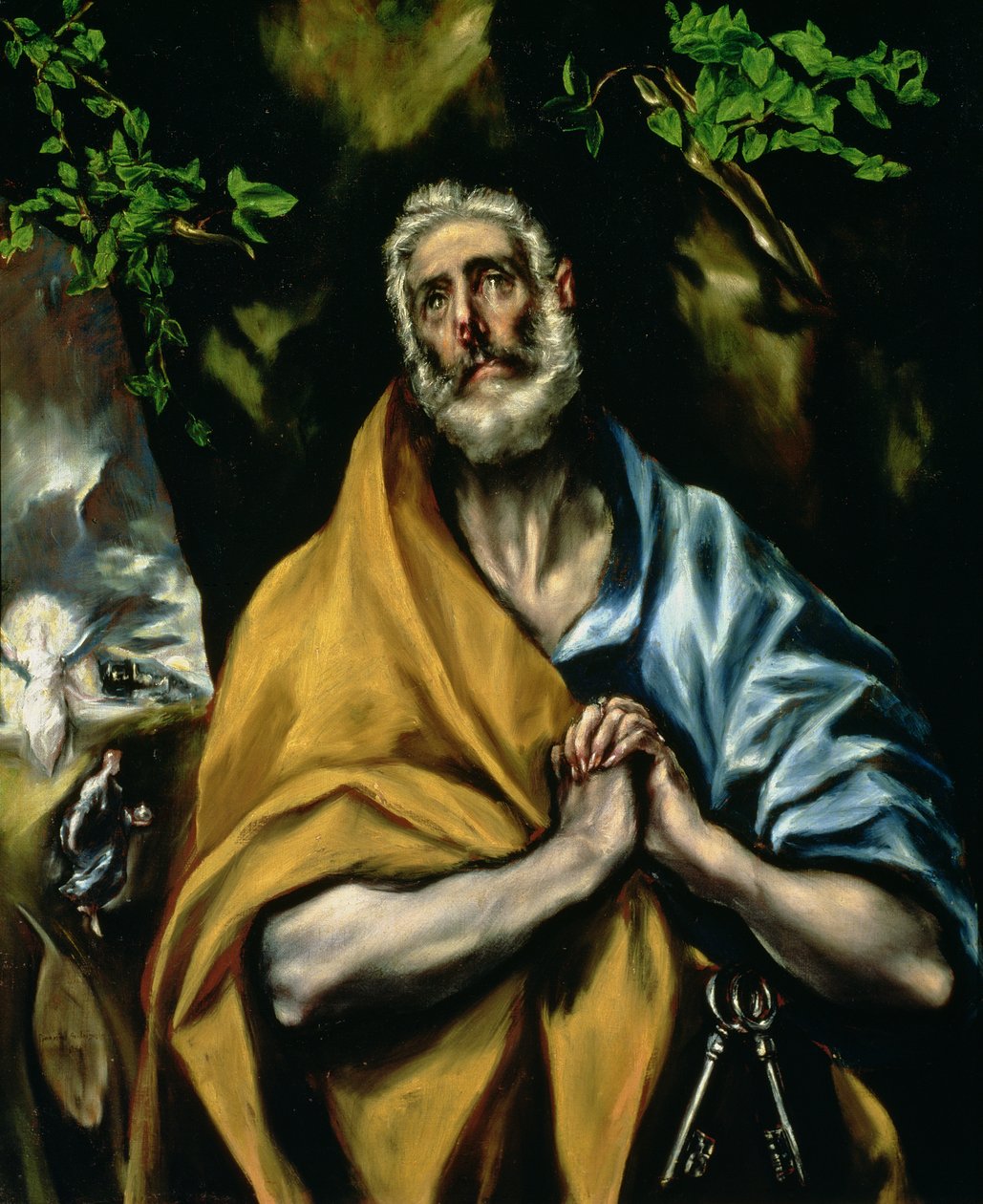 Szent Péter könnyei, 1605 körül alkotó: El Greco