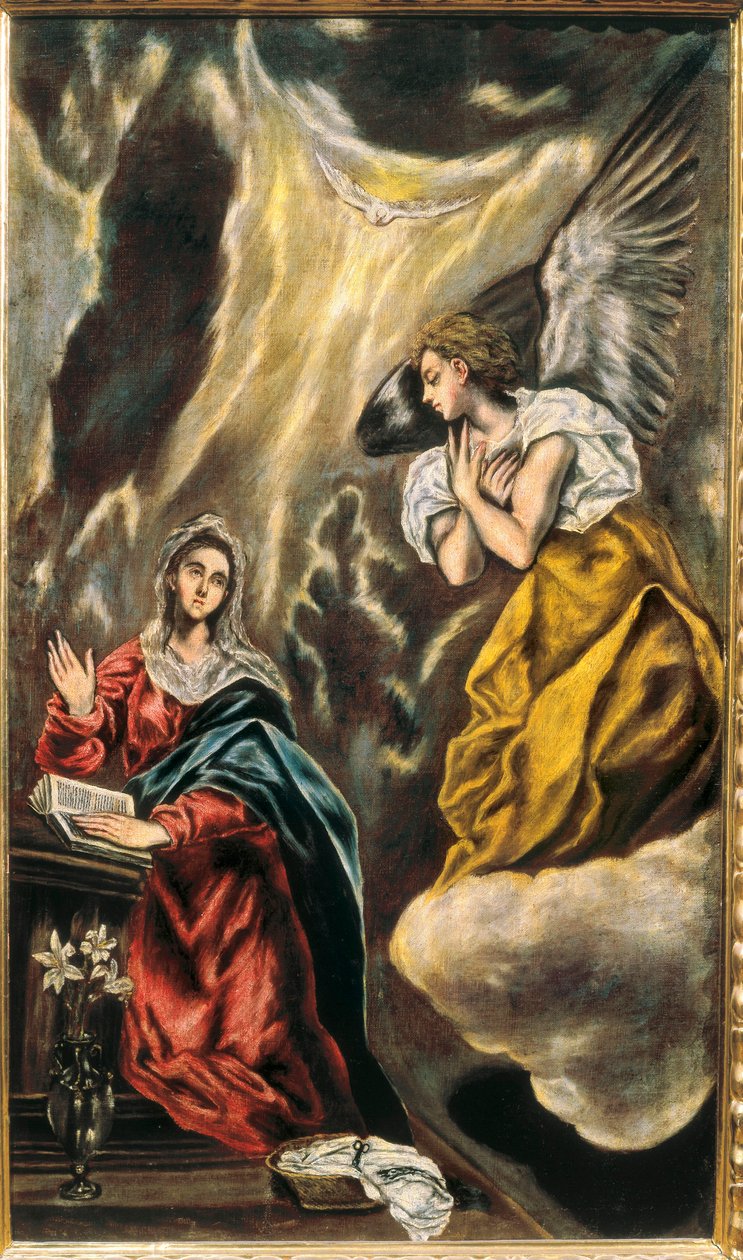 Az Angyali üdvözlet alkotó: El Greco