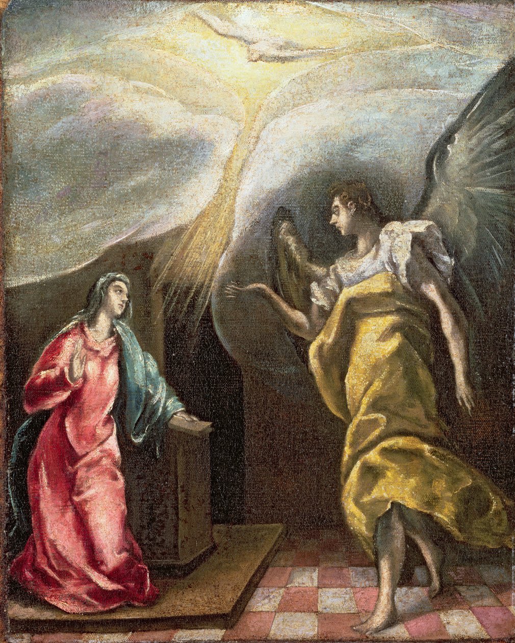 Angyali Üdvözlet alkotó: El Greco