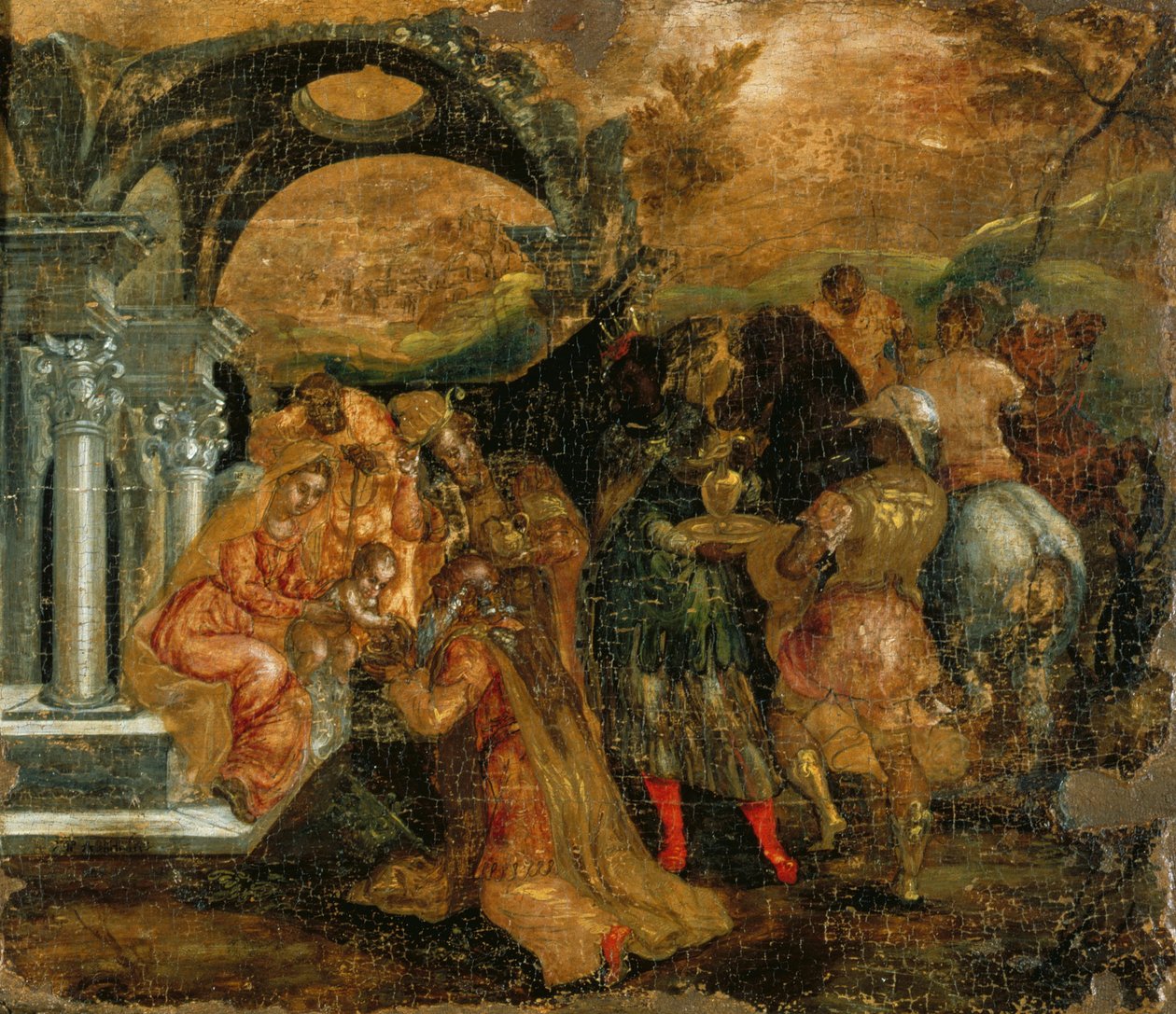 A bölcsek imádása alkotó: El Greco