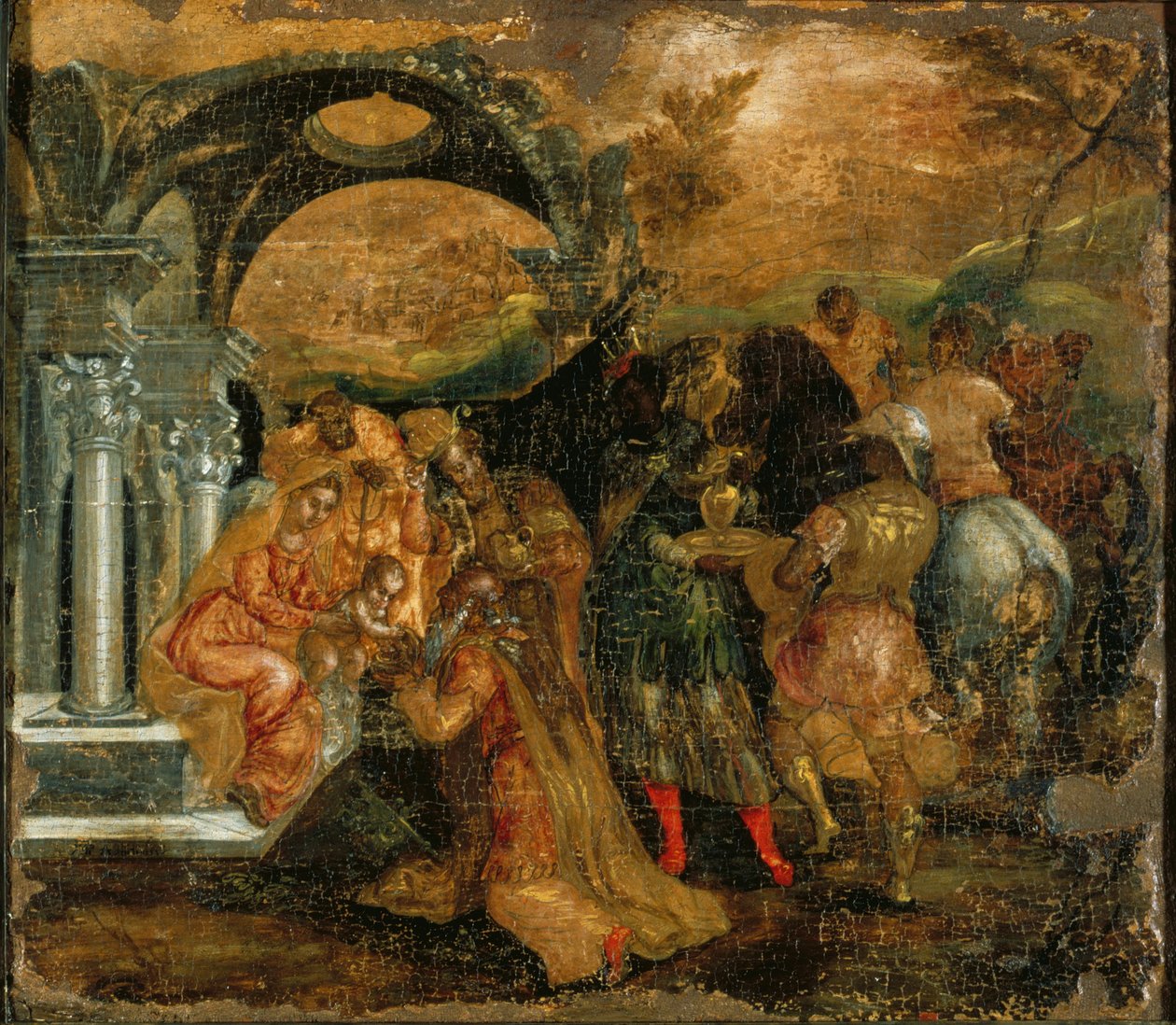 A bölcsek imádása alkotó: El Greco