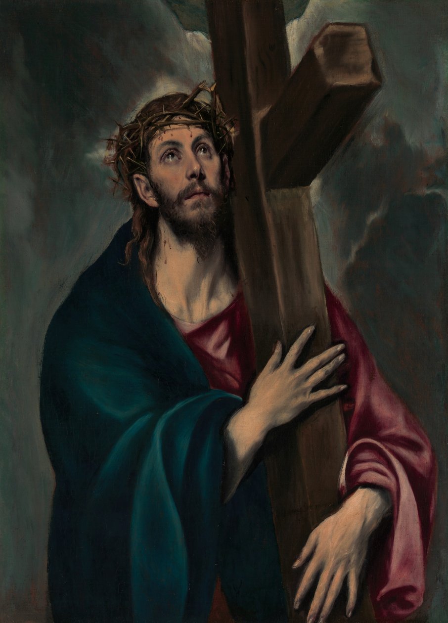 A keresztet hordozó Krisztus, kb. 1577-87. alkotó: El Greco