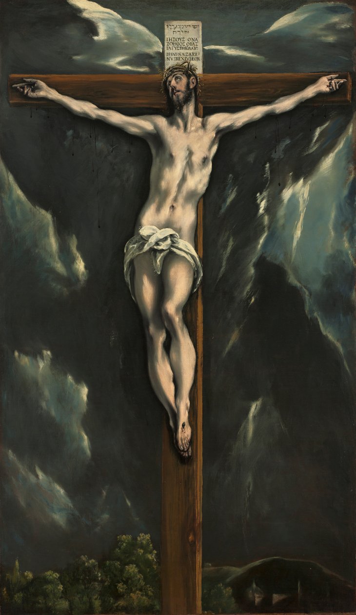 Krisztus a kereszten alkotó: El Greco