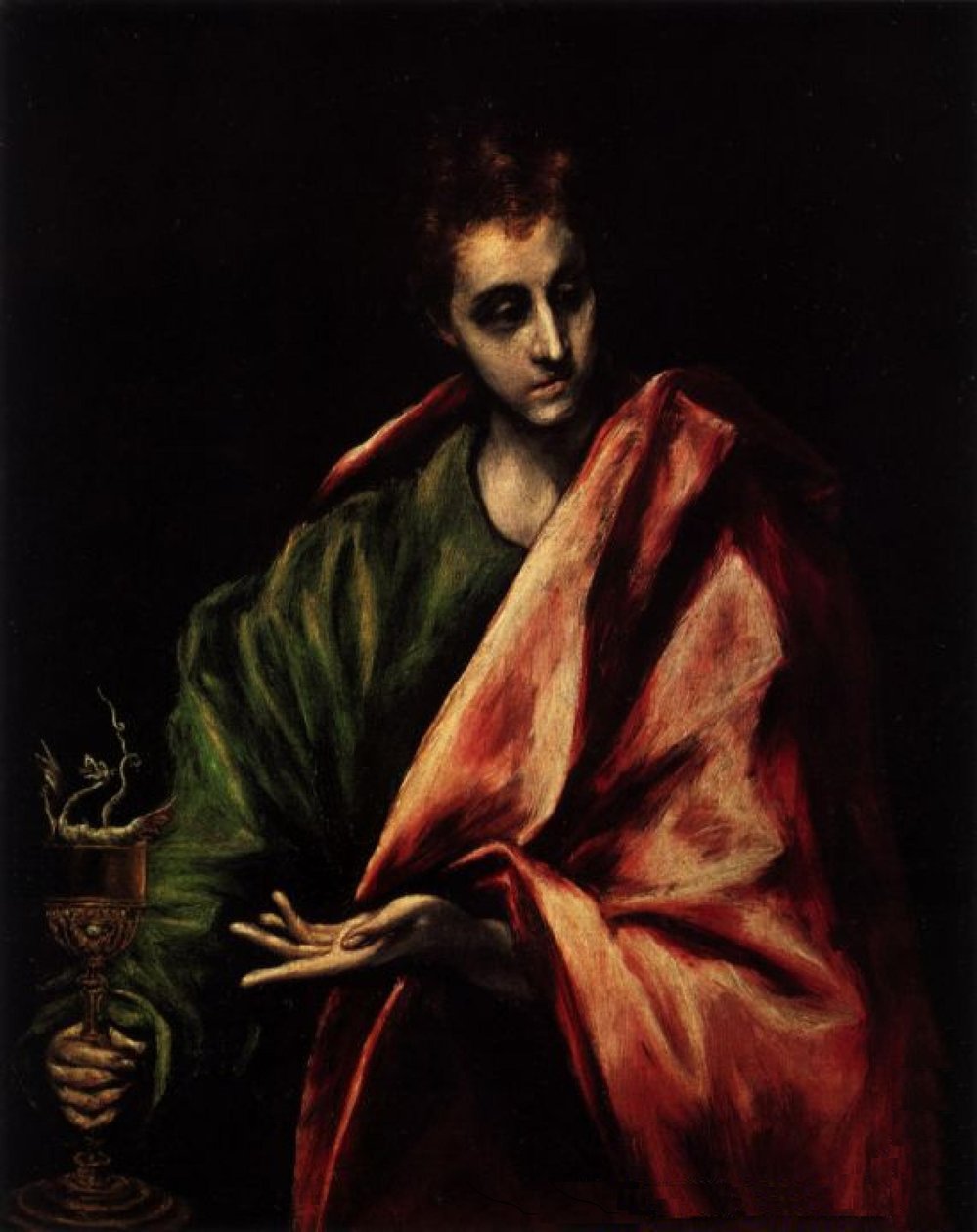 János evangélista alkotó: El Greco