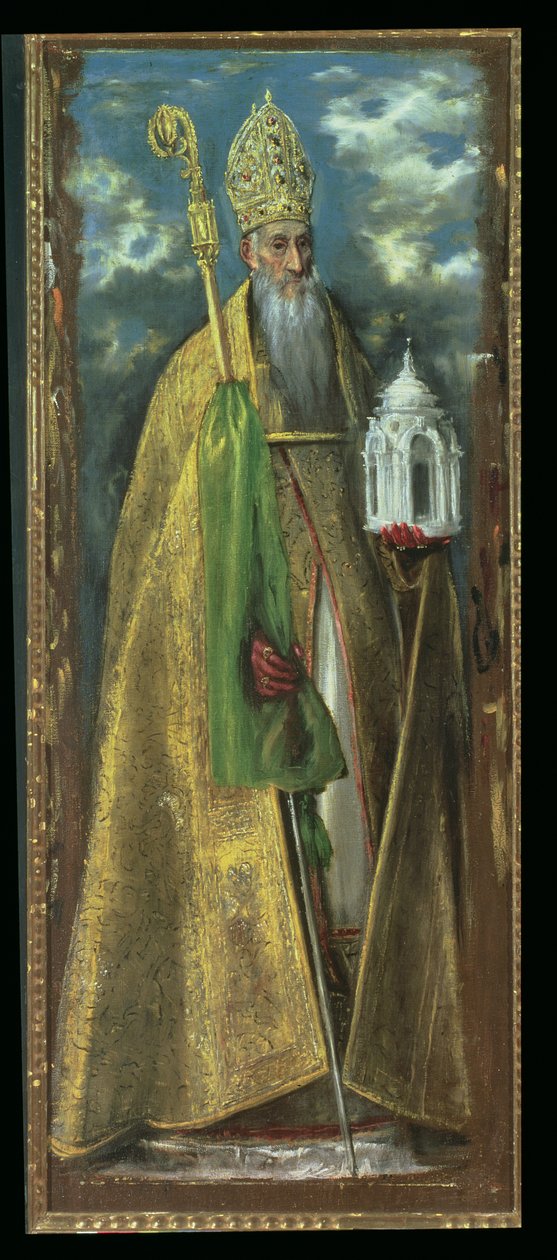 Hippói Szent Ágoston (354-430) 1590 alkotó: El Greco