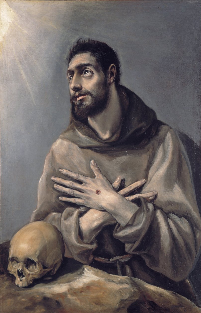 Szent Ferenc extázisban, c. 1580 alkotó: El Greco