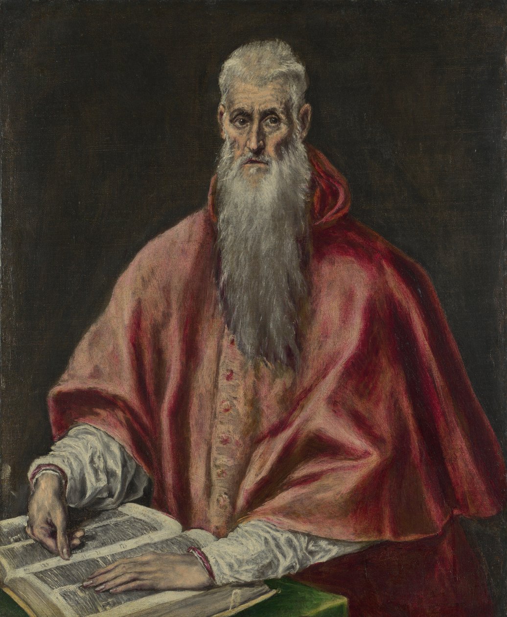 Szent Jeromos bíborosként, 15901600 alkotó: El Greco