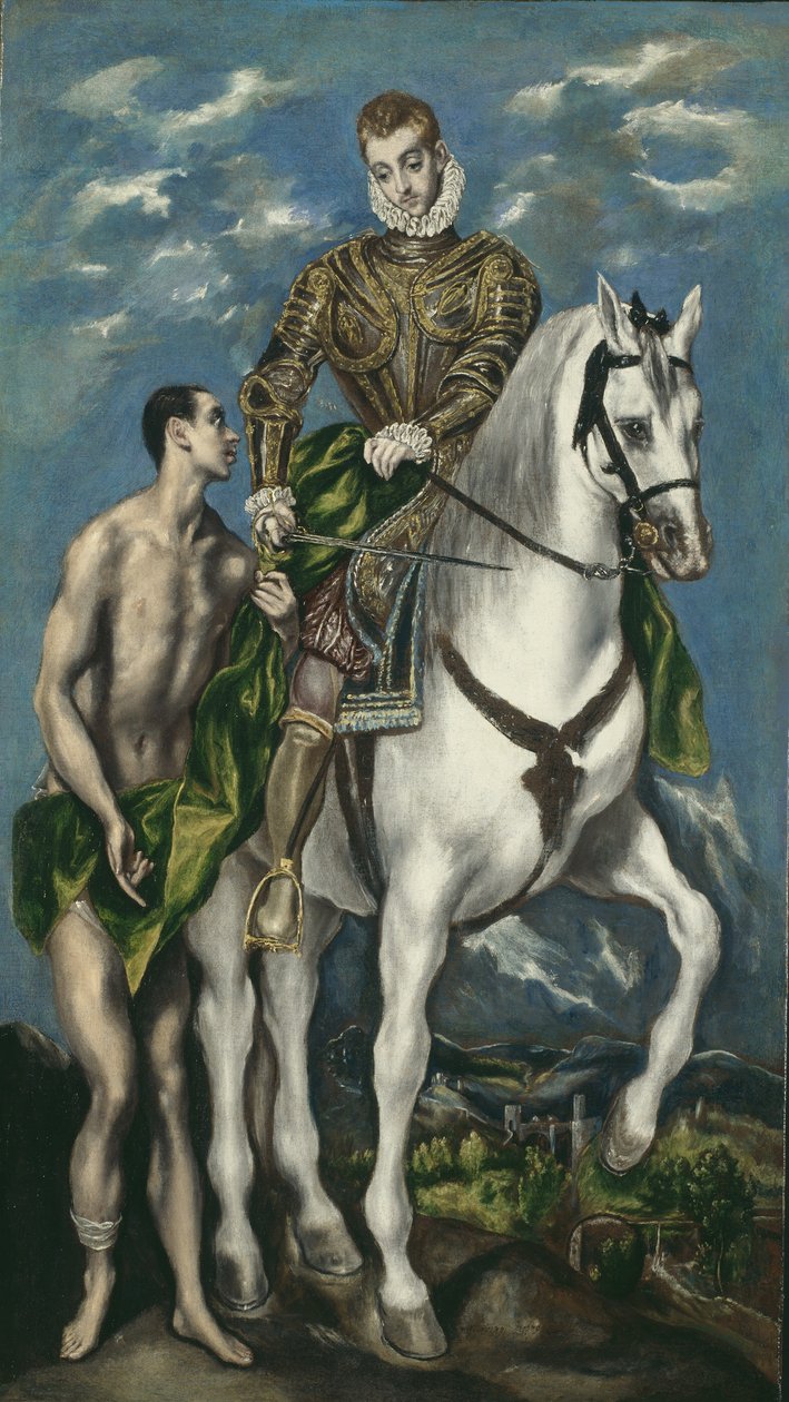 Szent Márton és a koldus, 1597-1600 alkotó: El Greco