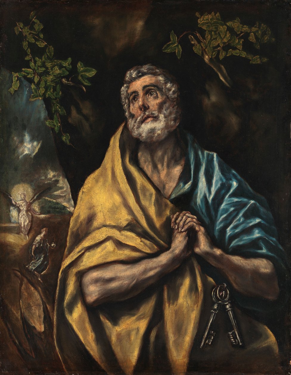 Szent Péter bűnbánó alkotó: El Greco