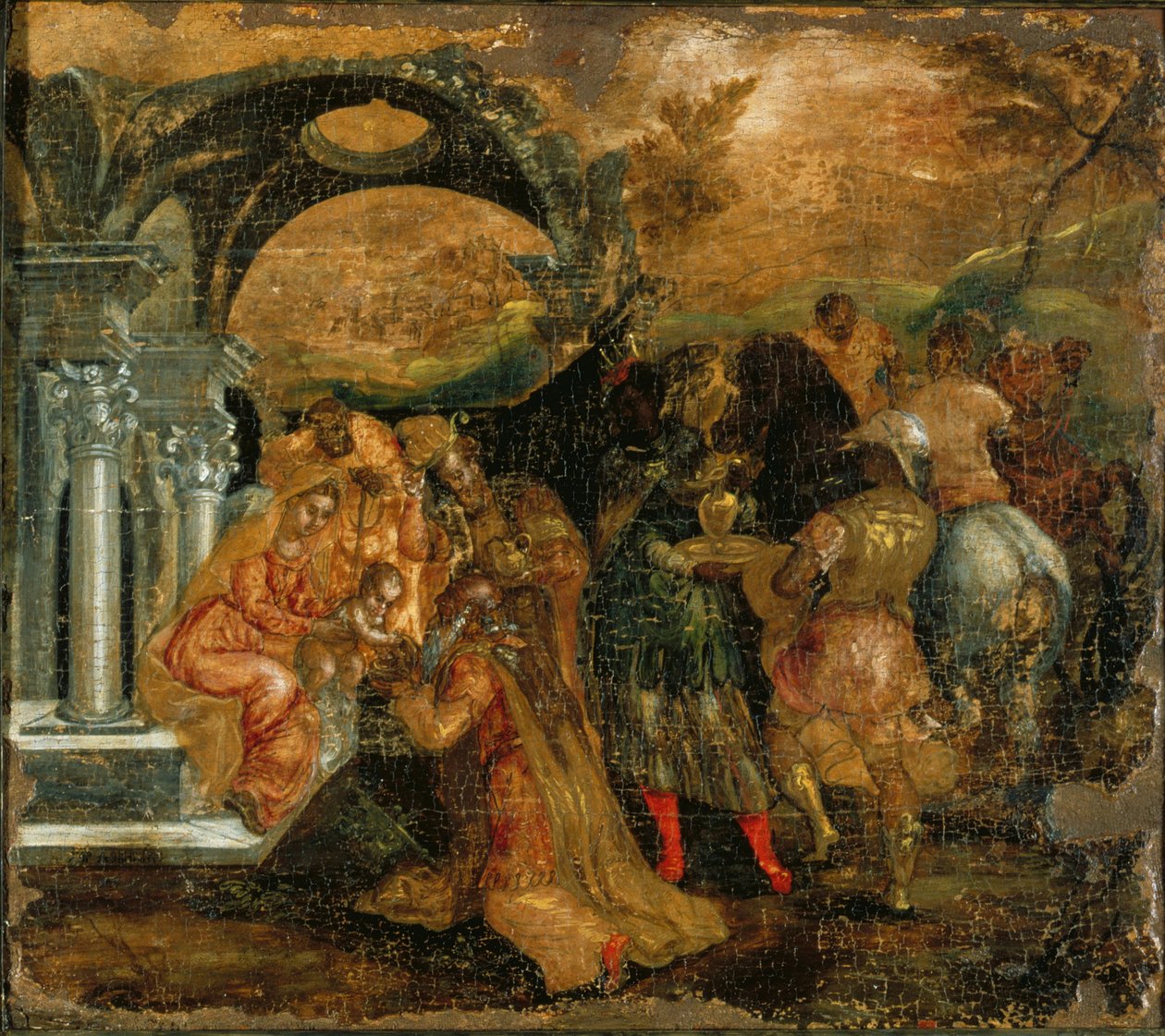 A mágusok imádása, 1565-1567 alkotó: El Greco