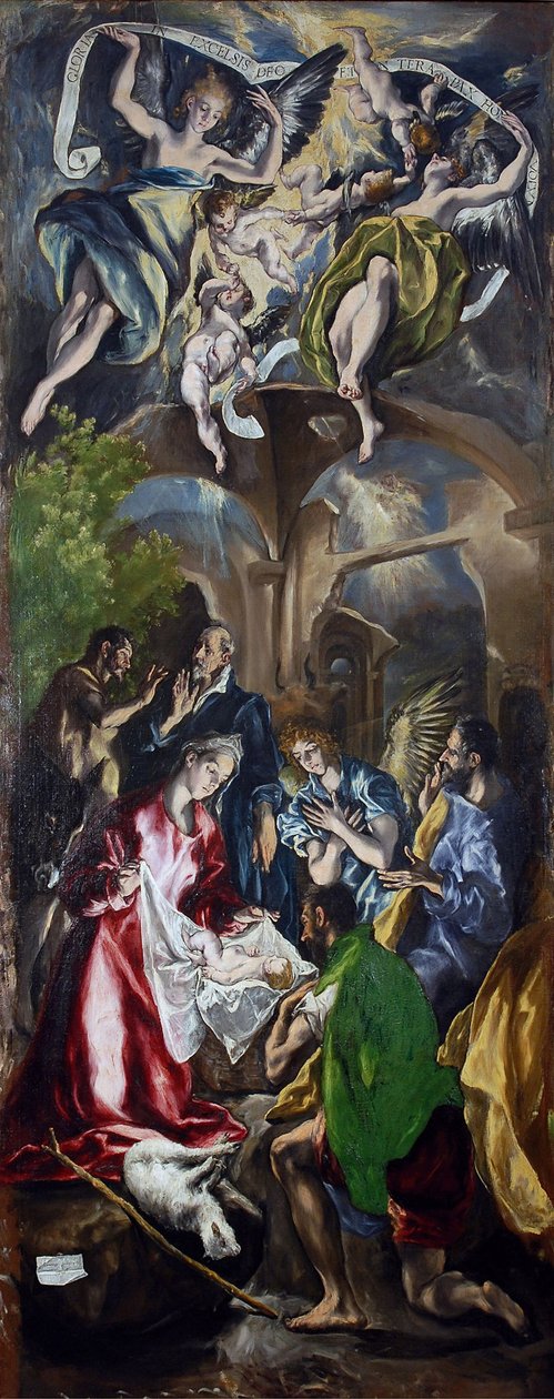 A pásztorok imádása alkotó: El Greco
