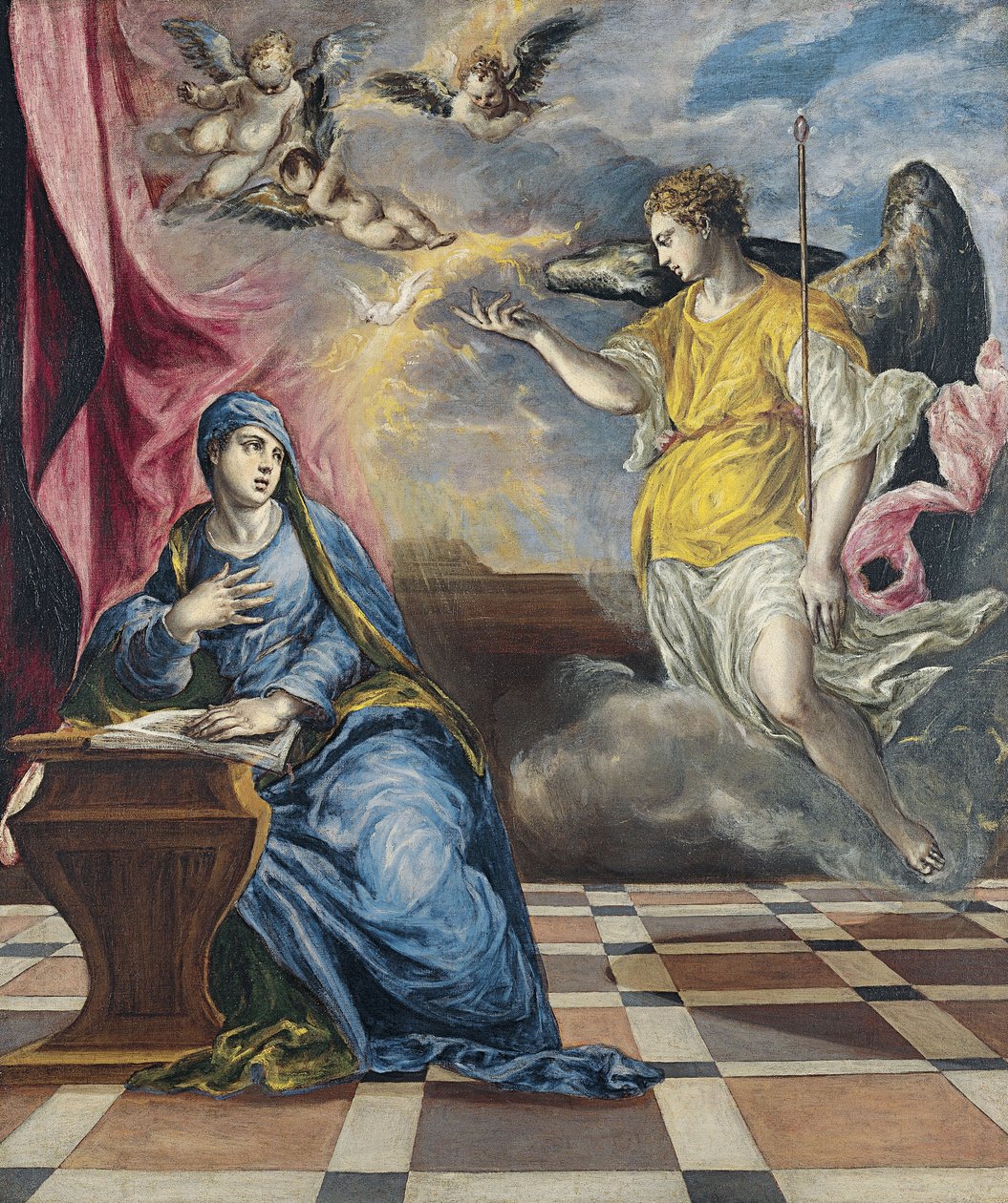 Angyali üdvözlet, 1576 körül alkotó: El Greco