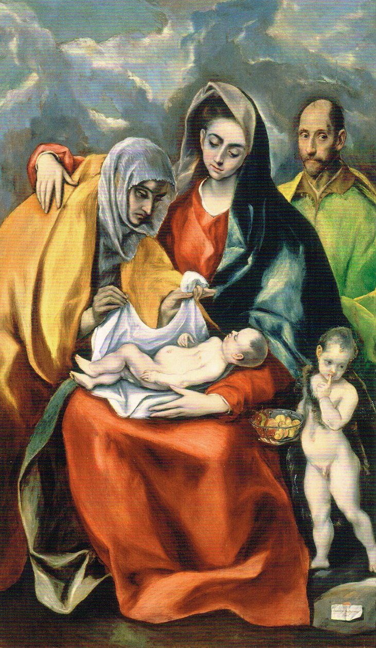 A Szent Család alkotó: El Greco
