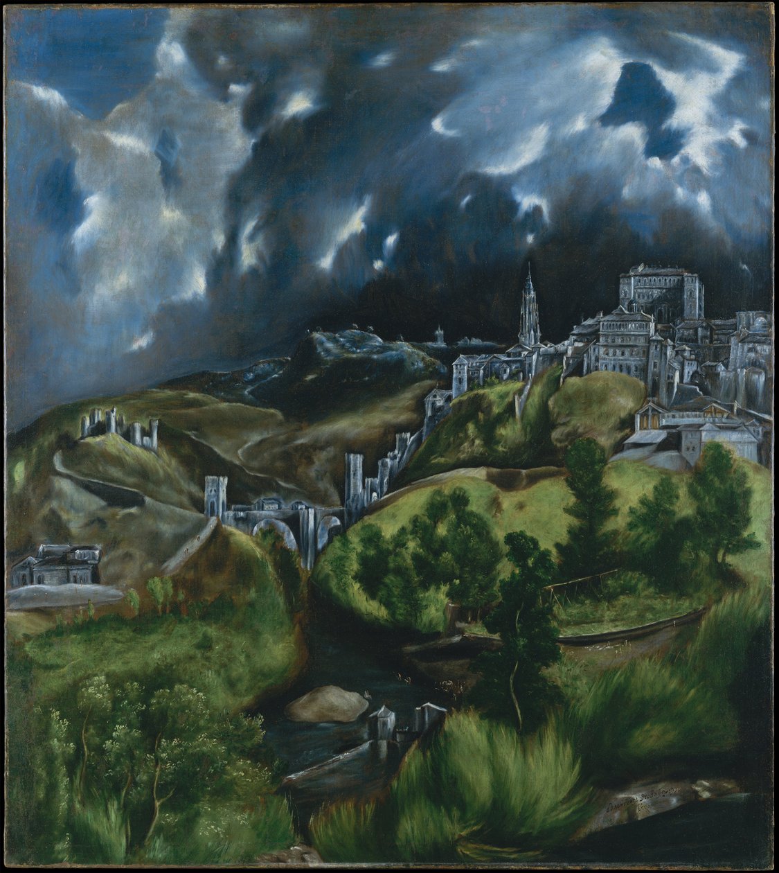 Toledo látképe alkotó: El Greco