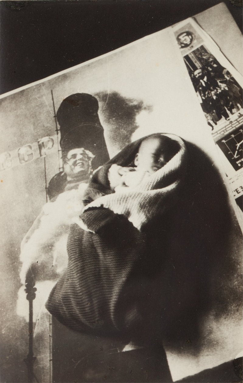 A művész fiának születési bejelentése, 1930. alkotó: Eliezer Markowich Lissitzky