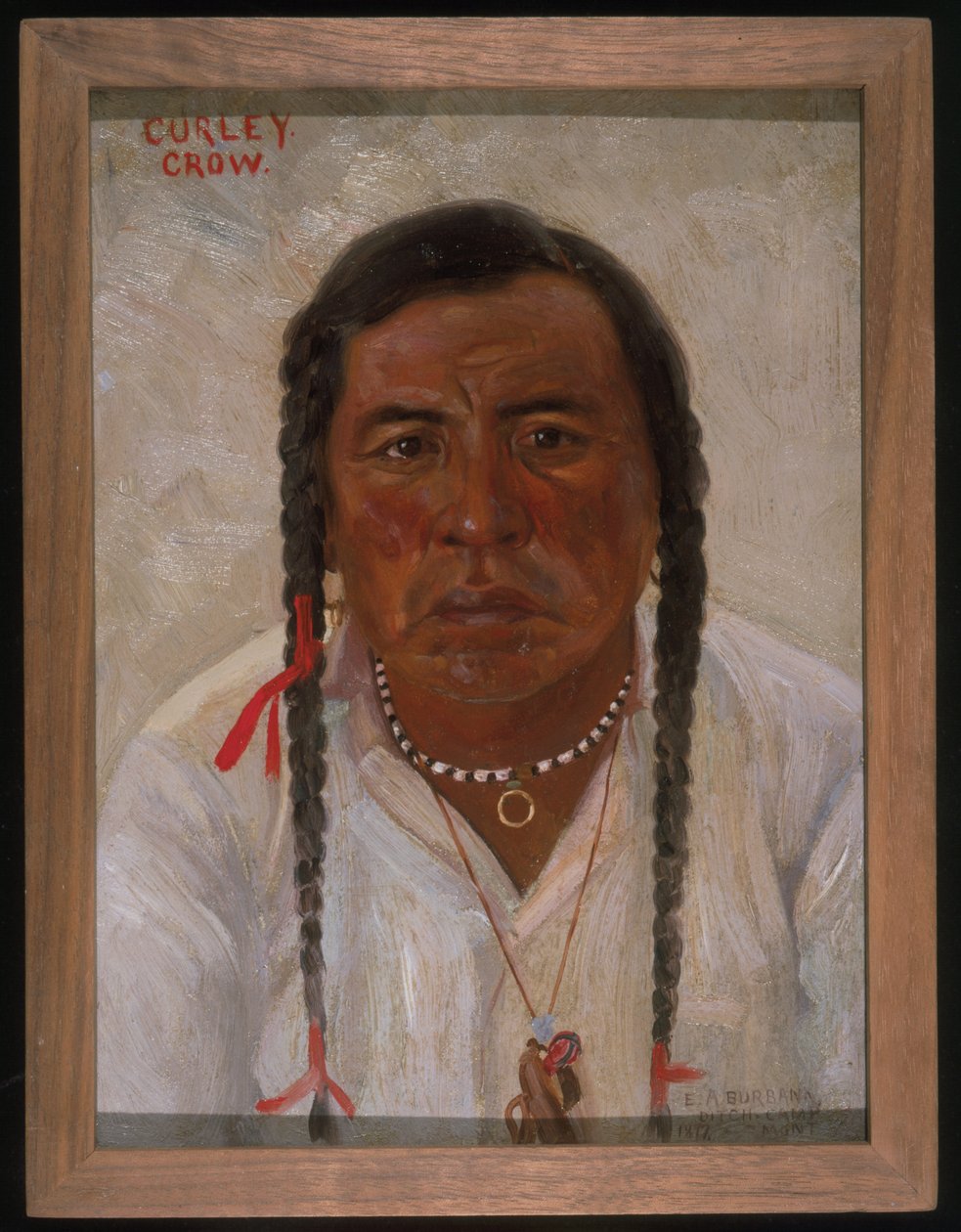 Curley (Ashishishe) 1897 (olaj, vászon) alkotó: Elbridge Ayer Burbank