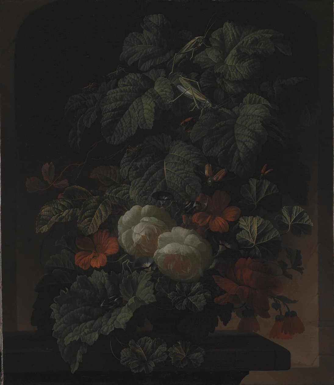 Egy tál virág alkotó: Elias van den Broeck